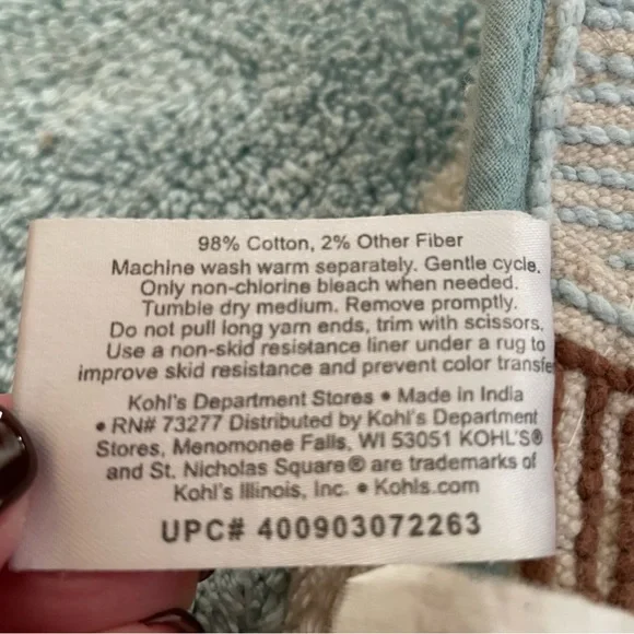 Christmas/Winter Snowman Bath Rug - Picture 4 of 6